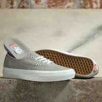 [BRM2098588] 반스 Wrapped 스케이트 어센틱 스케이트보드 슈즈 맨즈 (Drizzle)  Vans Skate Authentic Skateboard Shoe