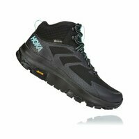 [BRM2011935] 호카 원 ONE Toa GoreTEX 하이킹 슈즈  - 블랙 Iris/Aquamarine 우먼스  HOKA Hiking Shoe Black