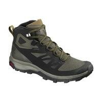 [BRM2012480] 살로몬 아웃라인 미드 고어 - TEX (D  Regular) 하이킹 부츠 맨즈  Salomon Outline Mid Gore Hiking Boot