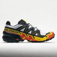 [BRM2090744] 살로몬 스피드크로스 6 맨즈 L41737800 런닝화 (White/Black/Empire Yellow)  Salomon Speedcross