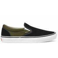 [BRM2146785] 반스 스케이트 슬립온 슈즈 맨즈 (Black Olive)  Vans Skate SlipOn Shoes