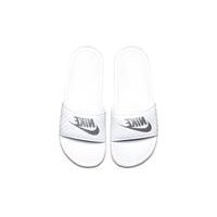 [BRM1933190] 나이키 베네시 샌들 우먼스 343881102 트레이닝화 (White / Metallic Silver)  Nike Benassi Sandal