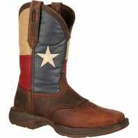 [BRM2008365] ★Medium(발볼보통) 듀랑고 레벨 텍사스 웨스턴 부츠 맨즈 DB4446  (Brown)  Durango Rebel Men&#039;s Texas Western Boot