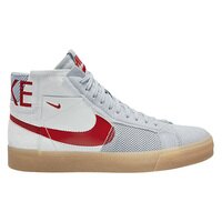 나이키 SB 줌 블레이저 미드 프리미엄 슈즈 맨즈  (Summit White/ University Red)  Nike Zoom Blazer Mid Premium Shoes