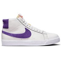 나이키 SB 줌 블레이저 미드 아이에스오 슈즈 맨즈  (White/ Court Purple)  Nike Zoom Blazer Mid ISO Shoes