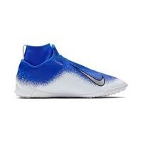 [BRM1940796] 나이키 리액트 팬텀 비전 프로 다이나믹 핏 터프 축구화 - 레이서 Blue/White 크롬 맨즈 AO3277-410  NIKE Nike React Phantom Vision Pro Dynamic Fit Turf Soccer Shoes Racer Chrome