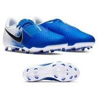 [BRM1898549] 나이키 Youth  팬텀 비전 아카데미 FG 축구화 키즈 AO0362-104 (White/Blue)  Nike Phantom Vision Academy Soccer Shoes