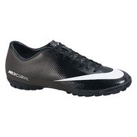 [BRM1902668] 나이키 머큐리얼 빅토리 IV 터프 축구화 맨즈 555615-010 (Black/White)  Nike Mercurial Victory Turf Soccer Shoes
