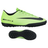 [BRM1903434] 나이키 Youth 머큐리얼 빅토리  VI 터프 축구화 키즈 831949-303 (Electric/Black)  Nike Mercurial Victory Turf Soccer Shoes