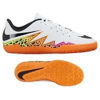 [BRM1906470] 나이키 Youth 하이퍼베놈 펠론 II 인도어 축구화 키즈 749920-108 (White/Multi)  Nike HyperVenom Phelon Indoor Soccer Shoes