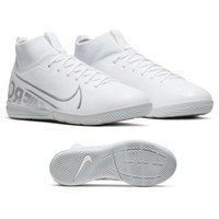 [BRM1907565] 나이키 Youth  슈퍼플라이 7 아카데미 DF 인도어 슈즈 키즈 AT8135-100 축구화 (White/Chrome)  Nike Superfly Academy Indoor Shoes