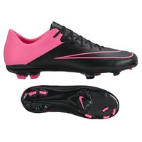[BRM1908098] 나이키 Youth 머큐리얼 베이퍼  엑스 FG 축구화 키즈 651620-006 (Black/Pink)  Nike Mercurial Vapor Soccer Shoes