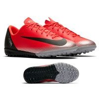 [BRM1909729] 나이키 Youth  CR7 머큐리얼X 베이퍼 XII 아카데미 터프 슈즈 키즈 AJ3100-600 축구화 (Red)  Nike MercurialX Vapor Academy Turf Shoes