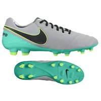 [BRM1910414] 나이키 티엠포 레거시 II FG 축구화 맨즈 819218-003 (Wolf Grey/Jade)  Nike Tiempo Legacy Soccer Shoes