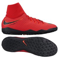 [BRM1916041] 나이키 하이퍼베놈X 펠론 III DF 터프 축구화 맨즈 917769-616 (Crimson)  Nike HyperVenomX Phelon Turf Soccer Shoes