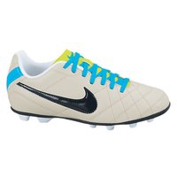 [BRM1924671] 나이키 Youth 티엠포 리오 FG 축구화 키즈 509035-001 (Bone/Blue)  Nike Tiempo Rio Soccer Shoes
