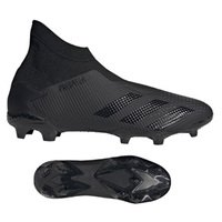 [BRM1937386] 아디다스  프레데터 20.3 Laceless FG 축구화 맨즈 EF1645 (Core Black/Grey) adidas Predator Soccer Shoes
