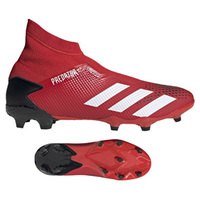 [BRM1937575] 아디다스  프레데터 20.3 Laceless FG 축구화 맨즈 EE9554 (Active Red/White) adidas Predator Soccer Shoes