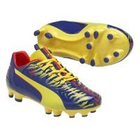 [BRM1971143] 퓨마 Youth  Falcao 9 FG 축구화 키즈 103480-01 (Blue/Yellow)  Puma Soccer Shoes