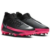 [BRM2016752] 나이키 Youth  팬텀 GT 아카데미 DF FG 축구화 키즈 CW6694-006 (Black/Pink)  Nike Phantom Academy Soccer Shoes