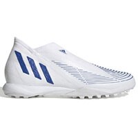 [BRM2068656] 아디다스  프레데터 Edge.3 Laceless LL 터프 축구화 맨즈 GX2629 (White/Blue) adidas Predator Turf Soccer Shoes