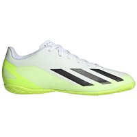 [BRM2173775] 아디다스  엑스 CrazyFast.4 인도어 축구화 맨즈 IE1586 (White/Lemon)  adidas X Indoor Soccer Shoes