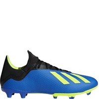 [BRM1908827] 아디다스 엑스 18.3 FG Striking Blue/Black/Solar Yellow 펌그라운드 축구화 맨즈 DA9335  adidas Firm Ground Soccer Cleats