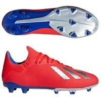 [BRM1906393] 아디다스 엑스 18.3 FG 맨즈 BB9367 축구화 (RED-SILVER-ROYAL BLUE)  adidas