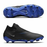 나이키 팬텀 GX 프로 DF FG 축구화 | 블랙 팩 맨즈 DD9465-040 (Black/Chrome/Hyper Royal)  Nike Phantom Pro Soccer Cleats Black Pack [BRM2163421]