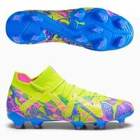 퓨마 퓨처 얼티미트 에너지 FG/AG 축구화 | 팩 맨즈 107546-01 (Ultra Blue/Yellow Alert/Luminous Pink)  PUMA Future Ultimate Energy Soccer Cleats Pack [BRM2164490]