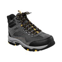 [BRM2041390] 스케쳐스 Trego Pacifico 릴랙스드 핏 미드 방수 하이커 그레이 맨즈 65672-GRY  Mens Skechers Relaxed Fit Mid Waterproof Hiker Grey