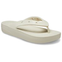 [BRM2132463] 크록스 클래식 플랫폼 플립 쪼리 Bone 우먼스 207714-2Y2  Womens Crocs Classic Platform Flip