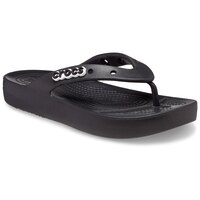 [BRM2133154] 크록스 클래식 플랫폼 플립 쪼리 블랙 우먼스 207714-001  Womens Crocs Classic Platform Flip Black
