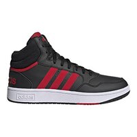 [BRM2173108] 아디다스 Hoops 3.0 농구화 블랙 레드 맨즈 ID9835  Mens Adidas Basketball Shoe Black Red