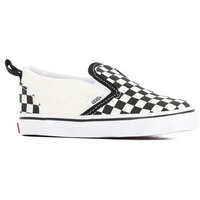[BRM2178220] 유아용,토들러 슬립온 V 슈즈 키즈 Youth  ((checkerboard) black/true white)  Toddler SlipOn Shoes