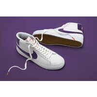 나이키 SB 줌 블레이저 미드 아이에스오 맨즈 DZ4949 (White / Court Purple)  Nike Zoom Blazer Mid ISO