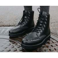 [BRM1947724] 티유케이 블랙 TUK스킨™ 7-Eye- 비바 II 부츠 맨즈 F9709  T.U.K. Black TUKskin™ Viva Boot Boots