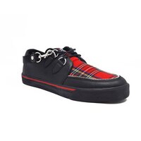 [BRM2022323] 티유케이 블랙 TUK스킨™ &amp; 레드 Tartan VLK 스니커 스니커즈 맨즈 A9924 T.U.K. Black TUKskin™ Red Sneaker Sneakers