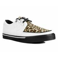 [BRM2022972] 티유케이 화이트 TUK스킨™ &amp; 레오파드 D링 VLK 스니커 스니커즈 맨즈 A9874 T.U.K. White TUKskin™ Leopard D-Ring Sneaker Sneakers