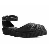 [BRM2024663] 티유케이 블랙 포인티드 Spiderweb Glow 샌들 우먼스 A9944L  T.U.K. Black Pointed Sandal Sandals