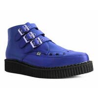 [BRM2085303] 티유케이 Lazuli 블루 TUK스킨™ 3-버클 포인티드 크리퍼 클리퍼 부츠 맨즈 A3060  T.U.K. Blue TUKskin™ 3-Buckle Pointed Creeper Boot Boots