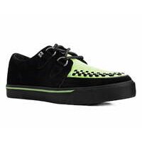 티유케이 블랙 &amp; 라임 스니커 스니커즈 맨즈 A3149  T.U.K. Black Lime Sneaker Sneakers