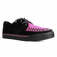 티유케이 블랙 &amp; 네온 핑크 스니커 스니커즈 맨즈 A3148  T.U.K. Black Neon Pink Sneaker Sneakers [BRM2165027]