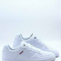 [BRM2005293] 리바이스 맨즈 Backspin Ul 스니커 - 화이트 그레이 캐주얼화  LEVI&#039;S Men&#039;s Sneaker White Grey