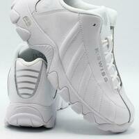 [BRM2005661] 케이스위스 St329 Cmf 스니커 (Grade School) - 화이트 키즈 Youth 캐주얼화  K-Swiss Sneaker White