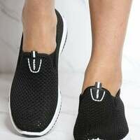 [BRM2005987] VIM 빅스EN 우먼스 Perforated 슬립온 슈즈 - 블랙 캐주얼화  VIXEN Women&#039;s Slip On Shoe Black