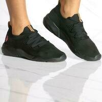[BRM2007311] U.S. 폴로 ASSN. 우먼스 Lycra 메쉬 스니커 - 블랙 Coral 캐주얼화  POLO Women&#039;s Mesh Sneaker Black
