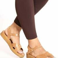 [BRM2007768] VIM 빅스EN 우먼스 Criss 크로스 소프트 Bottom 샌들 - Tan  VIXEN Women&#039;s Cross Soft Sandal