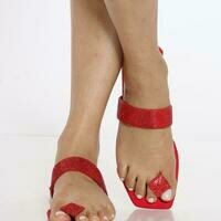 [BRM2007989] VIM 빅스EN 우먼스 토 링 샌들 - 레드  VIXEN Women&#039;s Toe Ring Sandal Red