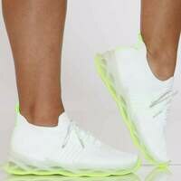 [BRM2016848] VIM 빅스EN 우먼스 트위스티드 아웃솔 플라이 Net 스니커 - 화이트 캐주얼화  VIXEN Women&#039;s Twisted Outsole Fly Sneaker White